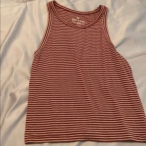 Red and White Striped Tank